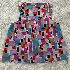 Forever‎ 21 | Geometric Print Blouse